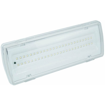 Lampada Di Emergenza Con 50 Led Completa Di Incasso E Batteria Luce Bianca 4W - TEMPO DI SALDI