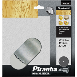 Grelli Ferramenta - PIRANHA X10205 LAMA CIRCOLARE CROMATA MM.184 precio