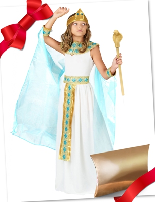Cofanetto regalo travestimento e accessori da regina egizia