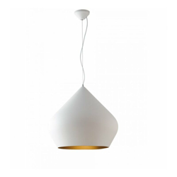 Sospensione Tholos Bianca 1Xe27 52X45Cm - INTEC precio