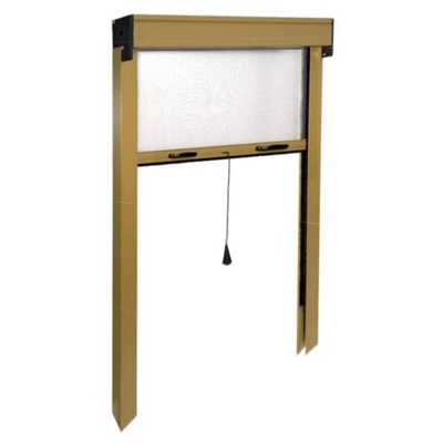 IRS - Zanzariera Per Porta Bronzo Verticale 140X250