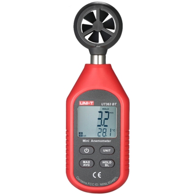Bluetooth, anemometro, UT363BT - UNI-T