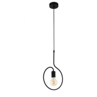 COTTINGHAM LAMPADA A SOSPENSIONE ATTACCO GRANDE E27 DA INTERNO IN METALLO COLORE NERO 43013 - Eglo