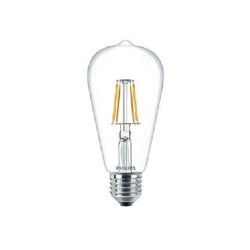 LAMPADINA PERA LED FILAMENTO 4,3W ATTACCO E27 LUCE CALDA PHILEDST6440 - Philips características