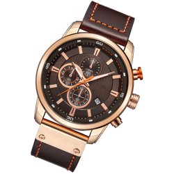 Guarda Curren alta qualita impermeabile da polso al quarzo analogico digitale di modo casuale del cuoio di affari degli uomini orologi sportivi precio