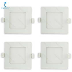 Pannello Led Faretto Da Incasso 6W 3000K Ultra Slim Bianco Quadrato 4 Pezzi - AIGOSTAR características