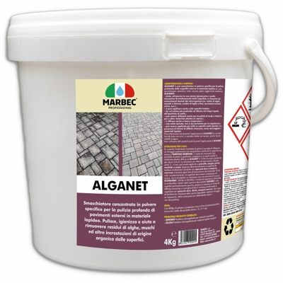 ALGANET 4KG | Pulitore smacchiatore per la rimozione di incrostazioni biologiche - MARBEC