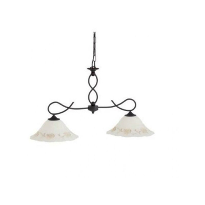 Ideal Lux Foglia Lampada A Sospensione Attacco Grande E27 In Metallo Colore Ambra 021416