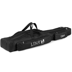 Lixada 130cm / 150cm tre strati pesca sacchetto piegante portatile canna da pesca Reel Tackle Strumento di custodia da trasporto Carrier borsa da en oferta