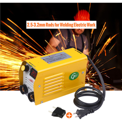 Saldatore Lcd 250 Ampere saldatura elettrica macchina del saldatore portatile Mini Anti-Stick Per Saldatura Rohi 2.5-3.2Mm elettrico lavoro Giallo precio