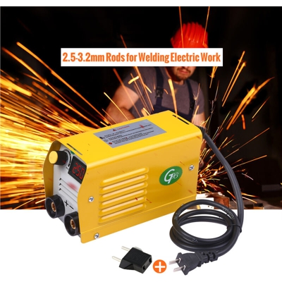 Saldatore Lcd 250 Ampere saldatura elettrica macchina del saldatore portatile Mini Anti-Stick Per Saldatura Rohi 2.5-3.2Mm elettrico lavoro Giallo