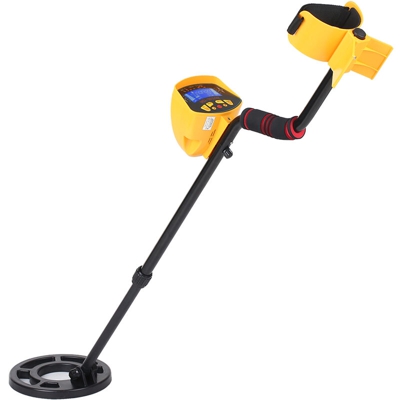 Metal detector display LCD Alta sensibilita regolabile Spedizione senza batteria giallo MD3010II - ASUPERMALL
