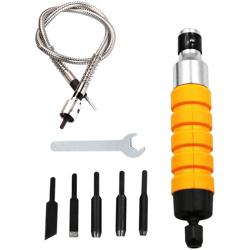 scalpello elettrico legno, attrezzi intaglio, coltello scalpello elettrico + + 5 + testa chiave aperta albero flessibile - ASUPERMALL precio