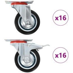 Ruote Girevoli 32 pz 75 mm - VIDAXL en oferta