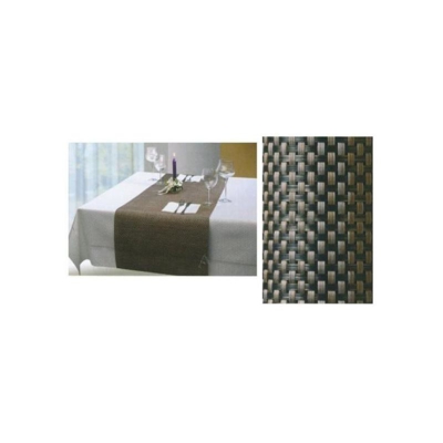 Tovaglia Cucina Runner Marrone 45x150cm - YEPPON