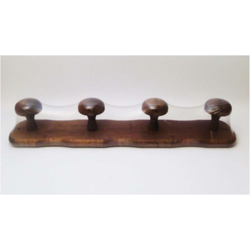 Attaccapanni 4 Posti Legno Noce Art.286 - BIGHOUSE IT en oferta