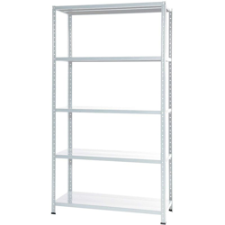 Kit Scaffale 5 Piani 100X40X187 Bianco Bullonato - GRIMA precio