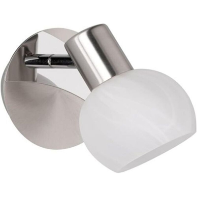 ITALIA ANTIBES FARETTO 28W ATTACCO PICCOLO E14 IN METALLO COLORE NICHEL OPACO R80171007 - Trio Lighting