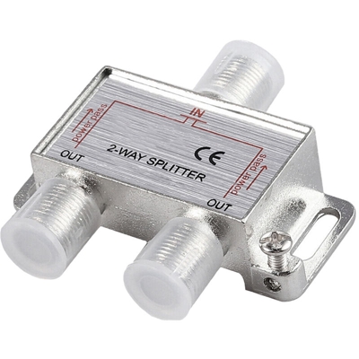 Splitter Antenna Tv A 2 Vie Sdoppiatore Di Segnale Satellitare 2 Uscite Aigostar