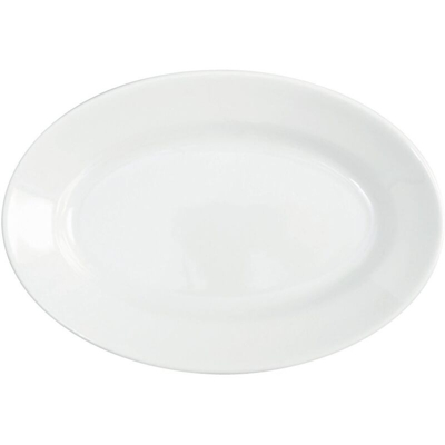 Saturnia Piatto Ovale 31cm Tivoli Bianco