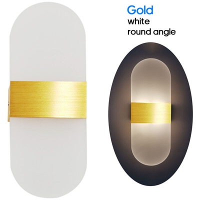 LED chiave parete in acrilico (filetti oro bianco) - ASUPERMALL