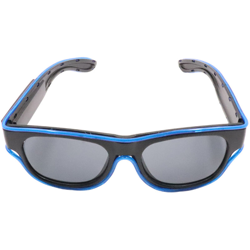 YJ011 standard di lenti per occhiali LED di colore 10 opzionalmente nero USB wireless bicchieri Sparkler del partito di ricarica bicchieri decorati características