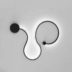 Dopo le lampade moderno comodino Nordic lampada da parete minimalista luci decorative LED creativo soggiorno camera da letto della lampada da parete en oferta