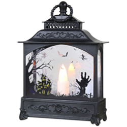 luci camino Halloween candela principale luminoso luci Halloween ha frequentato bar interno decorazione stile quattro fantasmi modelli a mano, senza características