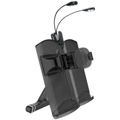 D C 5 V 0.54W 4 LED dual mode dell'efficienza della lampada sintonizzabile angolo della luce batteria / USB alimentato lettura dei modelli neri