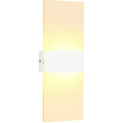 Parete AC85-265V LED si illumina bianco caldo luce 3000K 29 * 11 scatola quadrata 6W - ASUPERMALL