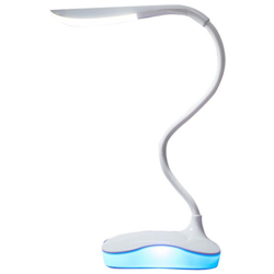 L-DE Desk Lamp 3 livelli regolabili di luminosita dimmerabile Sensibile T-ouch design flessibile pieghevole del tubo USB C-harging Port Built-in ad características