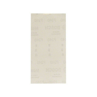 Bosch Foglio abrasivo M480 Net, Best for Wood and Paint, 93 x 186 mm, 240, confezione da 50 pz.