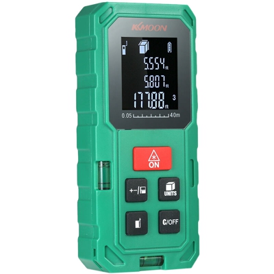 Telemetro laser digitale, 40 m, verde - KKMOON