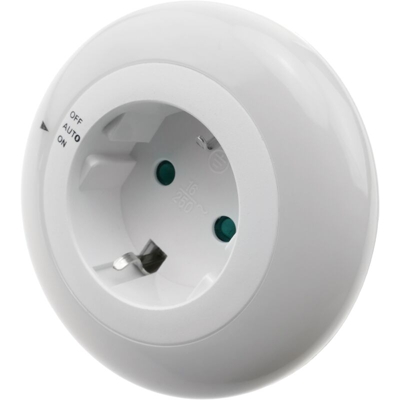 Luce notturna LED con luce spina sensore e tipo di socket 230VAC - Primematik