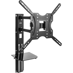BeMatik - Staffa a muro per schermo TV da 32" a 55" compatibile VESA-100/200/300/400 con vassoio características