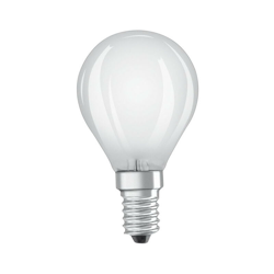 lampadina Sfera Osram 6,5W LED 2700K attacco E14 smerigliata PRCP60827SE1G9 precio