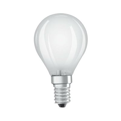 lampadina Sfera Osram 6,5W LED 2700K attacco E14 smerigliata PRCP60827SE1G9