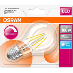 LED (monocolore) Classe energetica: A++ (A++ - E) OSRAM LED Retrofit CLASSIC A DIM 100 12 W/4000K E27 4058075288966 E2 características