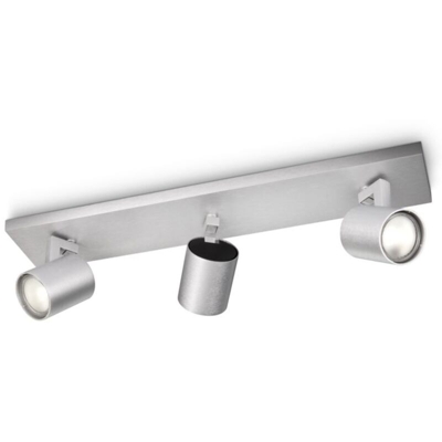 Philips Consumer Faretti Runner 3X35W Attacco Gu10 Colore Alluminio 53093/48/12 530934812
