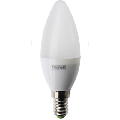 lampadina Beghelli Oliva LED E14 5W 4000K luce bianca naturale 56981