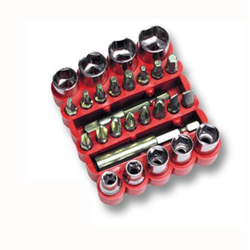 Inserti e bussole 27 pz x trapano avvitatore valex torx esagonali croce 1460693 características