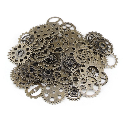Lega vigilanza di orologio Gear Wheel fai da te Ornament Accessori meccanici ruota dentata I monili Charms Arte Parti per Crafting - ASUPERMALL