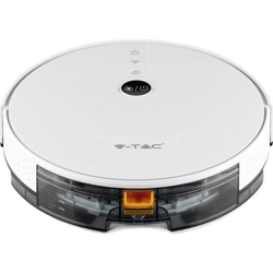 V-tac - aspirapolvere lavapavimenti base ricarica wifi smart 1800pa 220-240 volt bianco tec 649780 características
