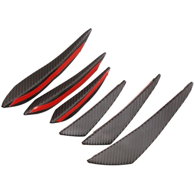 Kit Universale Carrozzeria paraurti anteriore Fin Splitter Spoiler Canard Valence pasta Tipo di manutenzione di riparazione Decoration - ASUPERMALL