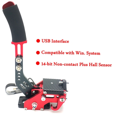 14bit PC USB freno a mano Simula freno a mano lineare per giochi di corse per Logitech G27 G29 - ASUPERMALL