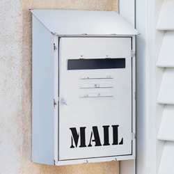 Cassetta Postale Parete in Metallo Buca Lettere Posta Esterno Design Vintage - BAKAJI precio