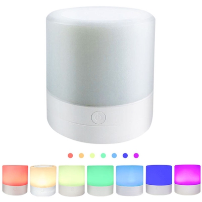 Lampada della luce di notte del LED colorato di illuminazione Touch Sensor lampada da comodino per la camera da letto, Soggiorno ricaricabile