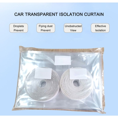 separatore automobilistico, un separatore membrana pellicola trasparente circonda tutta anti-spruzzi tenda pannello di protezione autoadesiva