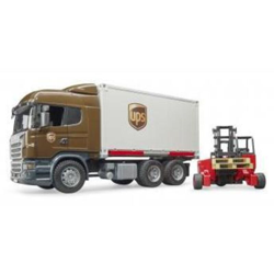 Bruder Scania R-serie UPS logistica-autocarri con carrello precio