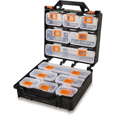 Valigia organizer Beta con 12 vaschette asportabili vuote 020800000